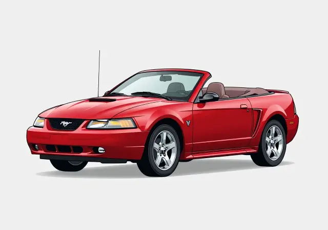 2001 Ford Mustang GT Deluxe Convertible