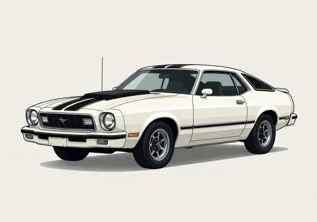 1976 Ford Mustang II Cobra II Hatchback Coupe