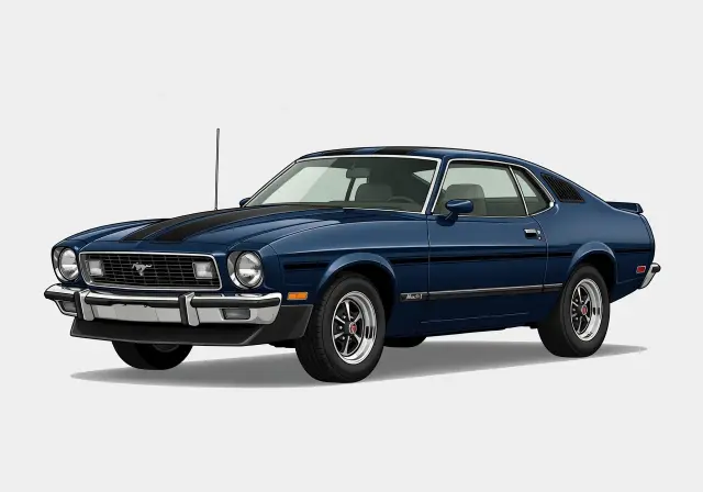 1974 Ford Mustang II Mach I Hatchback Coupe