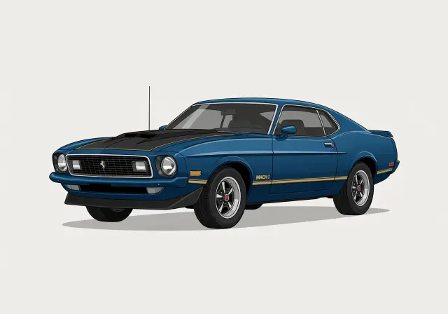 1975 Ford Mustang II Mach I Hatchback Coupe