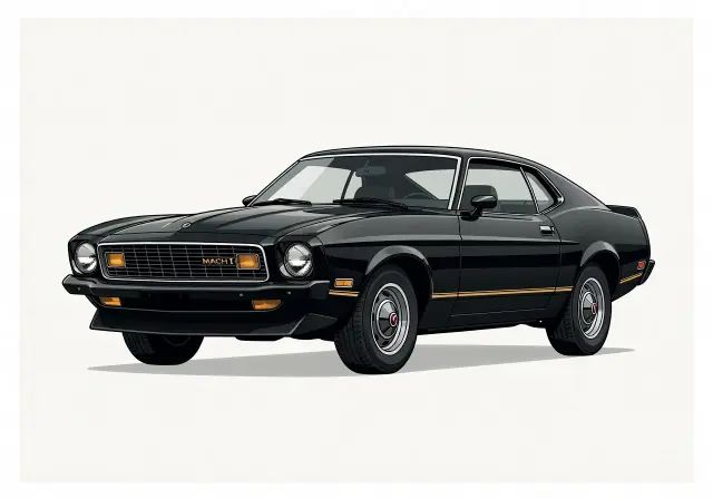 1976 Ford Mustang II Mach I Hatchback Coupe