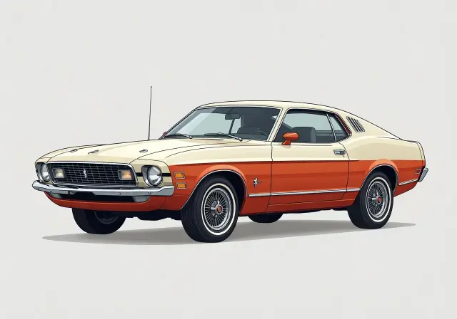 1975 Ford Mustang II V-8 Hatchback Coupe