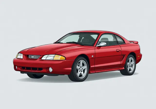 1995 Ford Mustang Kenne-Bell StalkerTwo SVT Cobra Coupe