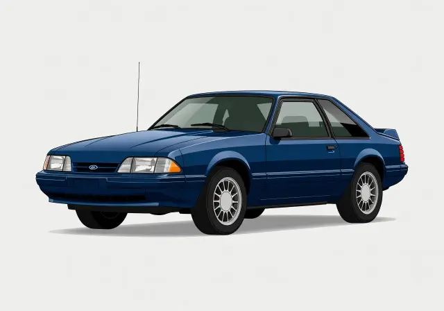 1989 Ford Mustang LX Hatchback Coupe