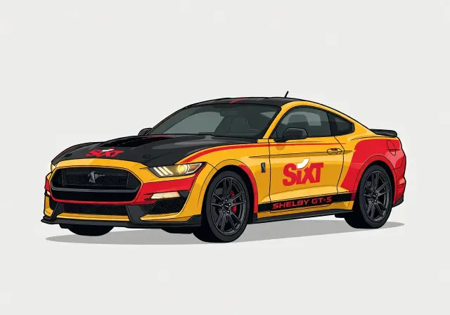 2019 Ford Mustang Shelby GT-S Fastback (Sixt Rental Car)