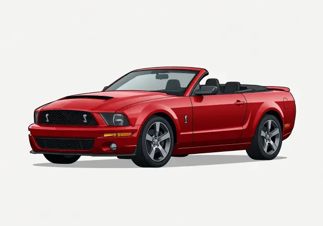 2008 Ford Mustang Shelby GT500 Convertible