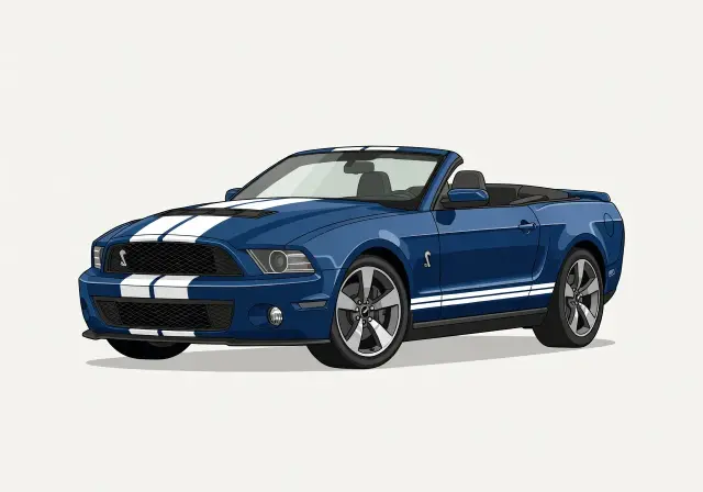 2010 Ford Mustang Shelby GT500 Convertible