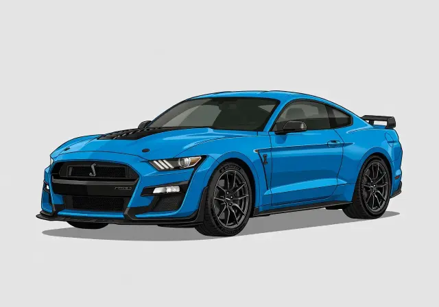 2020 Ford Mustang Shelby GT500 Fastback (Carbon Fiber Track Pack) (Mich. Pilot Sport 4S)