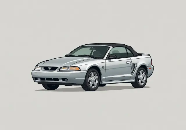 1997 Ford Mustang SVO GT Convertible