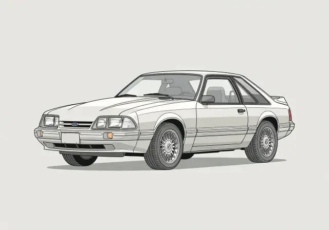 1984 Ford Mustang SVO Hatchback Coupe