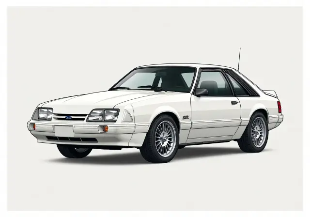 1985 Ford Mustang SVO Hatchback Coupe