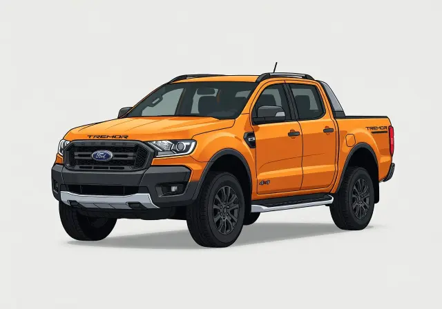 2021 Ford Ranger XLT Tremor SuperCrew (5'1" Bed)