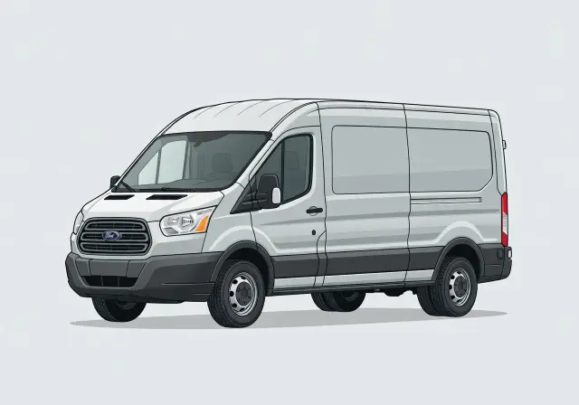 2015 Ford Transit 350 HD Diesel Van DRW (148WB HR)