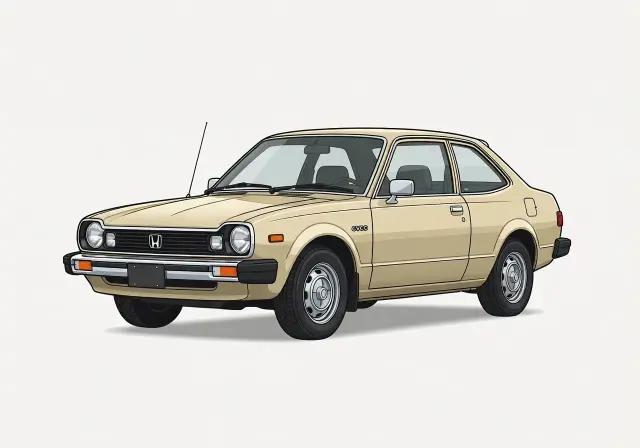 1976 Honda Accord CVCC 3-door Hatchback