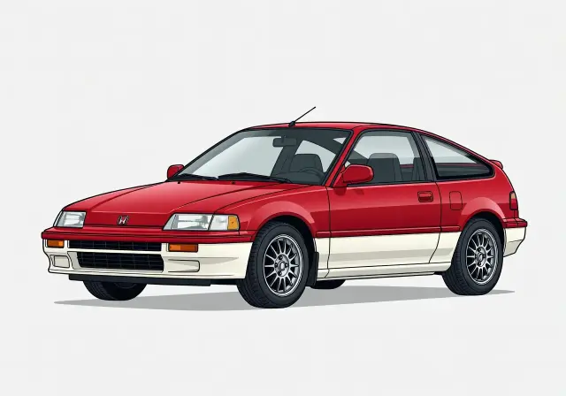 1986 Honda Civic CRX Jackson Turbo Hatchback