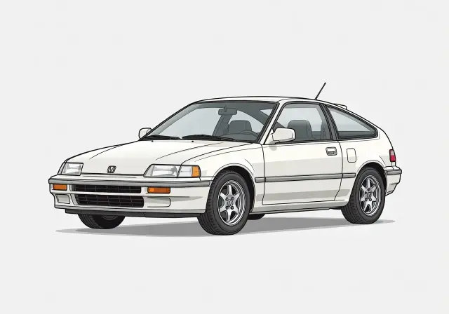 1986 Honda Civic CRX Si Hatchback
