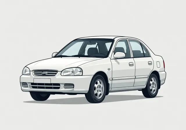 1995 Hyundai Accent Sedan