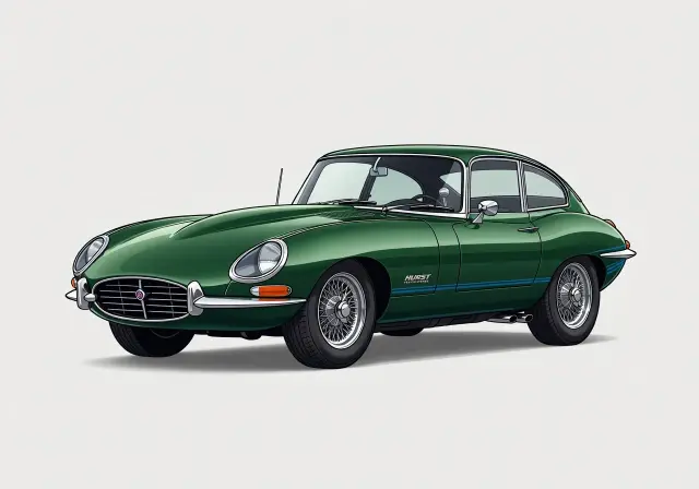 1967 Jaguar E-Type Hurst Performance/Pontiac Mk. II Coupe