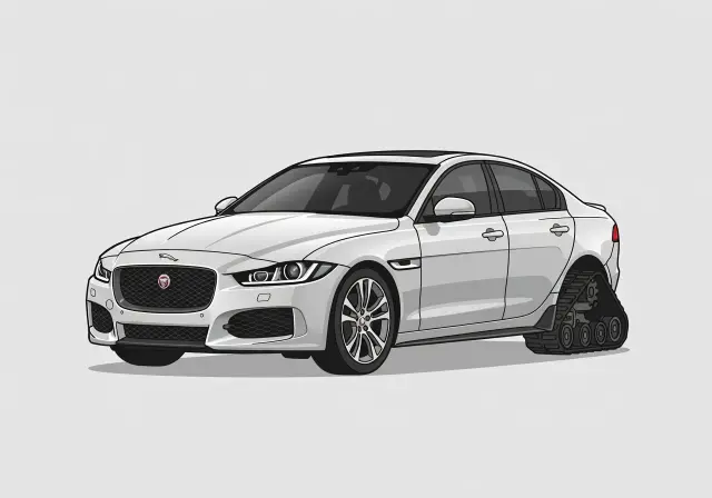 2019 Jaguar XE SV Project 8 Sedan (Half Track setup)