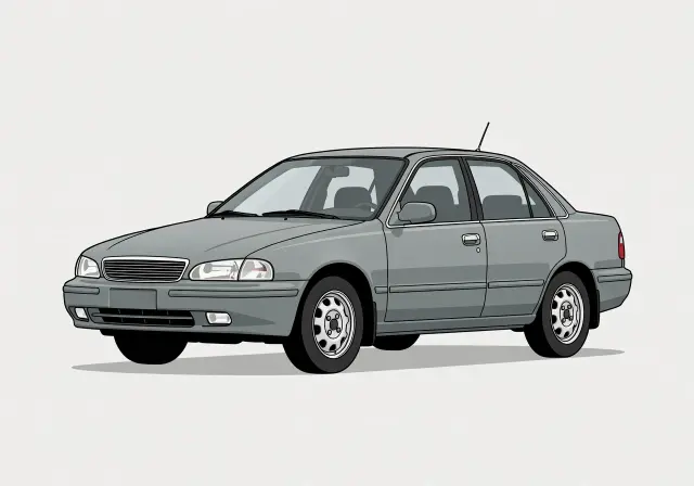 1995 Kia Sephia LS Sedan
