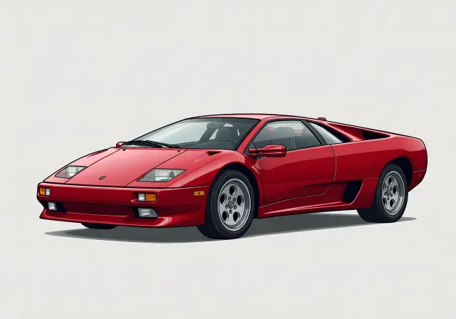 1991 Lamborghini Diablo Coupe (Euro Spec)