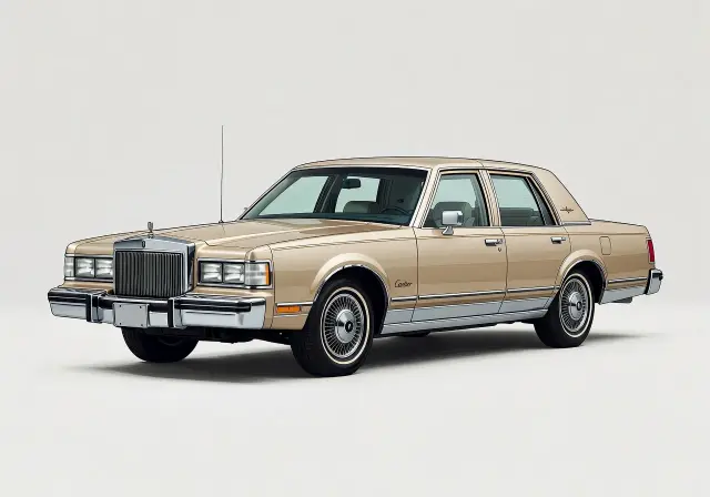 1987 Lincoln Town Car Cartier Designer Series Edition Sedan