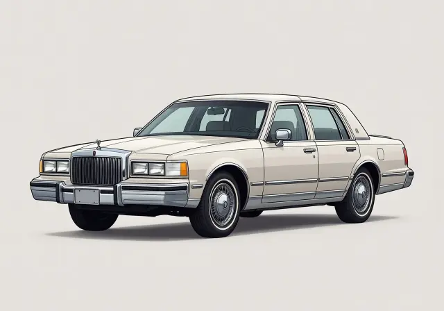 1990 Lincoln Town Car Sedan (Prototype)