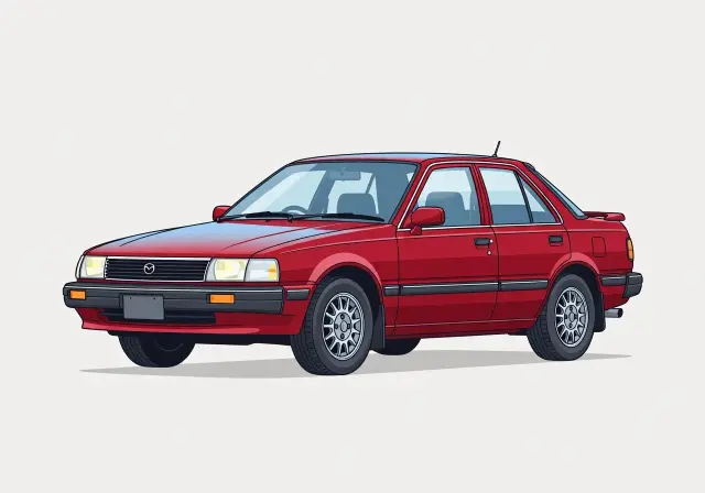1986 Mazda 626 GT 5-door Hatchback