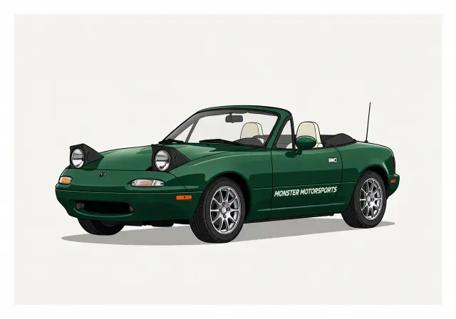 1993 Mazda MX-5 Miata Monster Motorsports