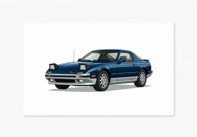 1986 Mazda RX-7 GXL Hatchback Coupe