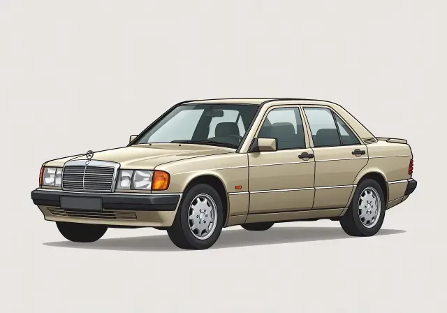 1987 Mercedes-Benz 190 E 2.6 Sedan