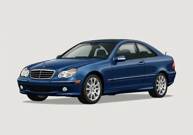 2002 Mercedes-Benz C230 Kompressor Sports Coupe