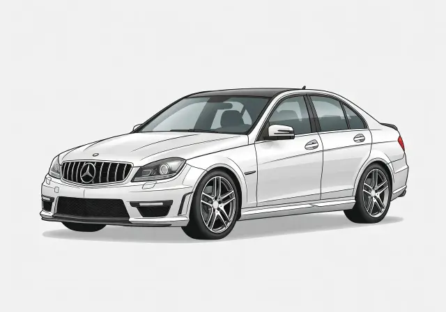 2010 Mercedes-Benz C63 AMG P31 Development Package Sedan
