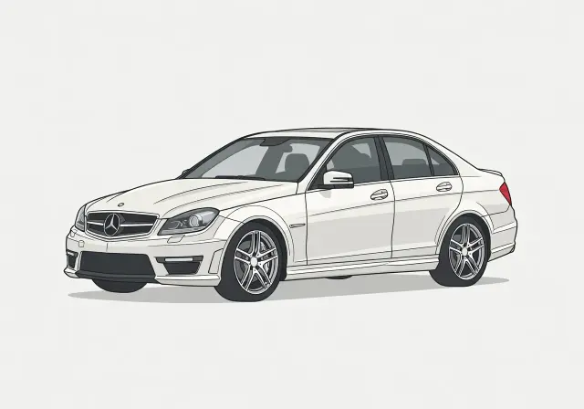 2011 Mercedes-Benz C63 AMG P31 Development Package Sedan