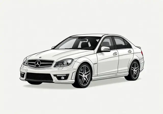 2008 Mercedes-Benz C63 AMG Sedan