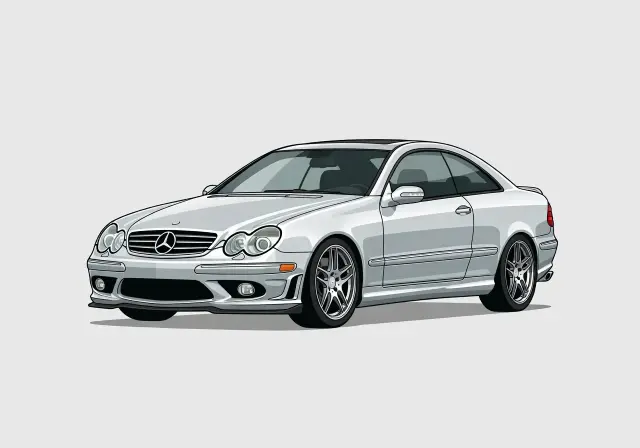 2000 Mercedes-Benz CLK430 RENNTech CLK60 Coupe