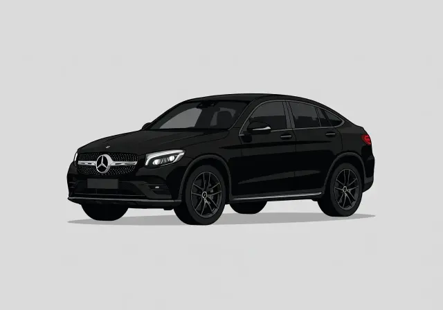 2018 Mercedes-Benz GLC-Class GLC300 4MATIC Coupe (Night Pack)
