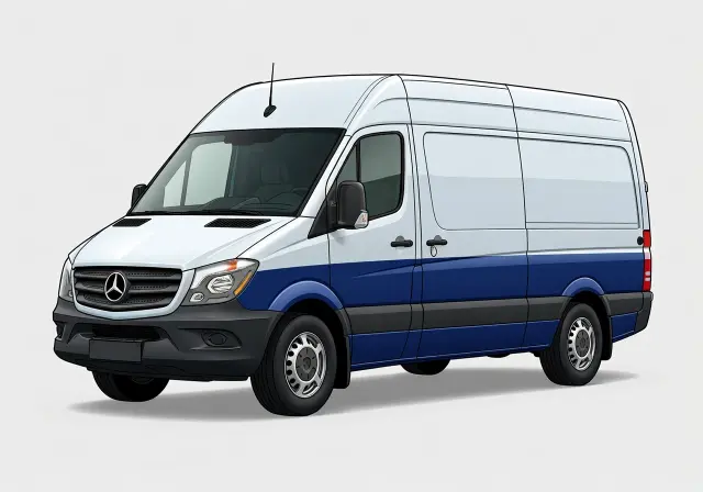 2014 Mercedes-Benz Sprinter 2500 BlueTEC Blue Efficiency Crew Van (144WB LR) 2.1L I-4