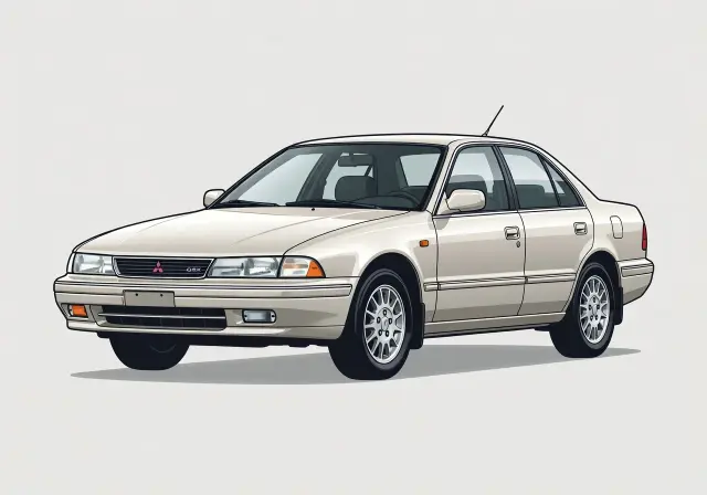 1990 Mitsubishi Galant GSX Sedan