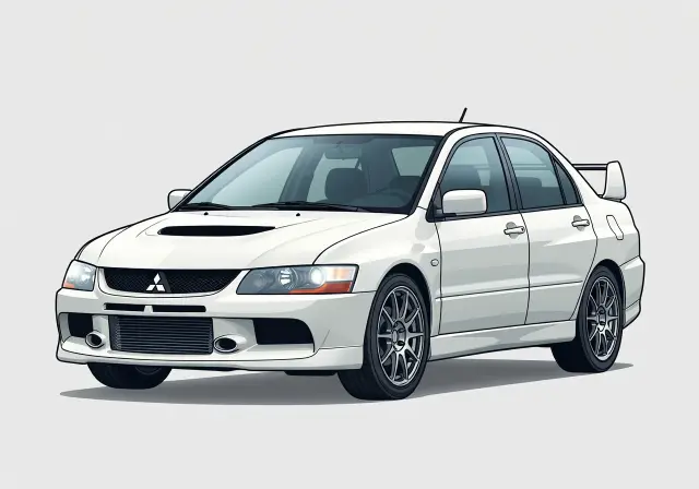 2006 Mitsubishi Lancer Evolution GSR Sedan