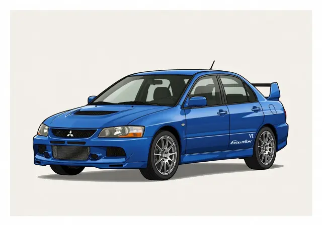 2000 Mitsubishi Lancer Evolution VI Sedan