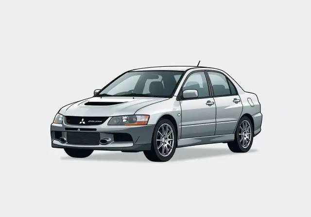 2002 Mitsubishi Lancer Evolution VII Sedan