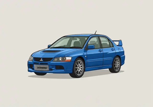 2003 Mitsubishi Lancer Evolution Vishnu Performance Systems Stage 1 Plus Sedan