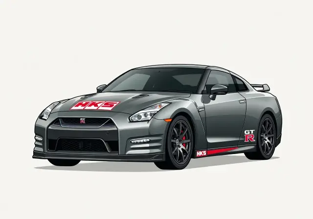 2010 Nissan GT-R HKS R35 Coupe