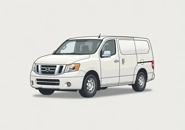 2012 Nissan NV 2500 HD SV V8 Cargo Van (HR)