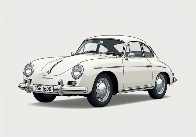 1958 Porsche 356 1600 Coupe