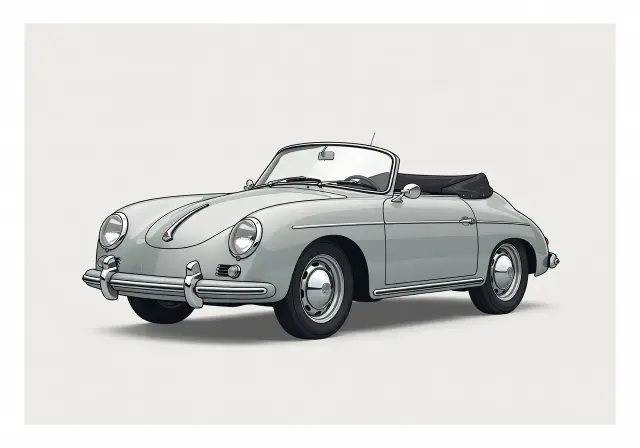 1959 Porsche 356 1600 D Convertible