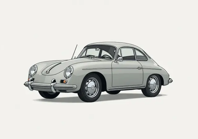 1959 Porsche 356 1600 GS Carrera Deluxe Coupe