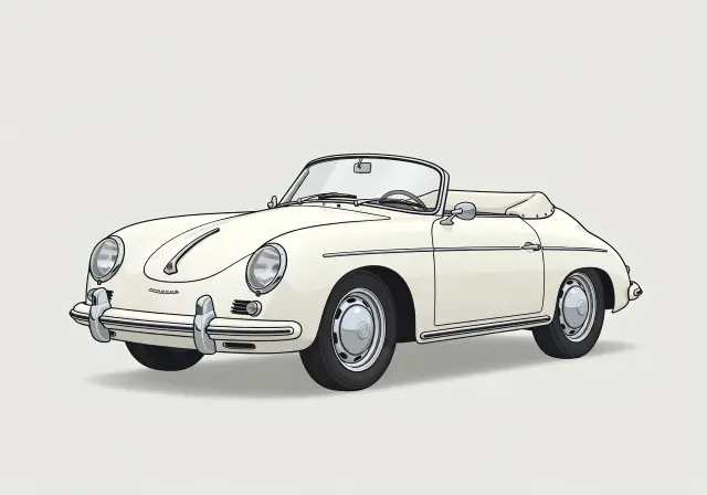 1960 Porsche 356 Super 90 Roadster