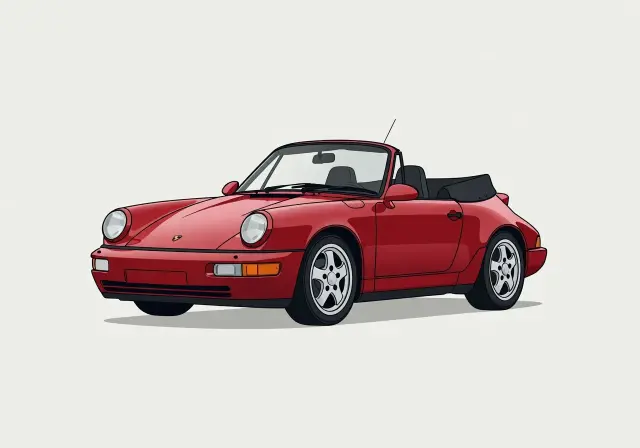 1990 Porsche 911 Carrera 4 Cabriolet